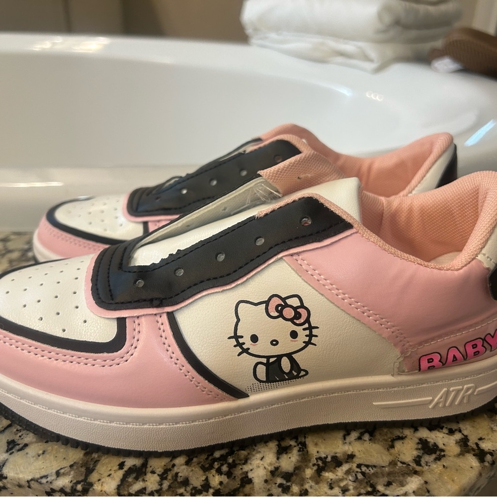 Hello Kitty Pink and White Shoes